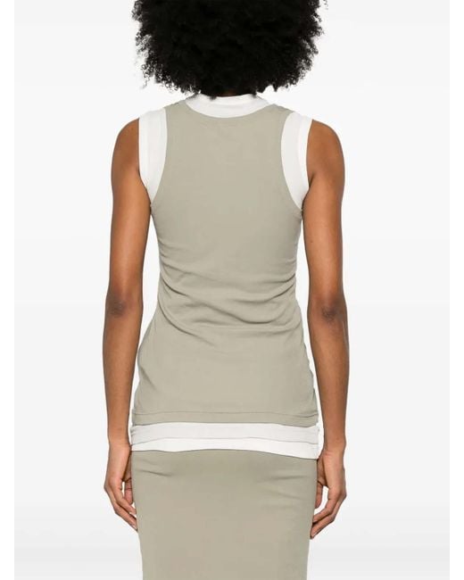 Jil Sander Natural Pack 3 Natu Khaki Tank T-Shirt