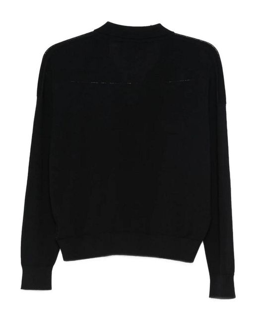 Zanone Black V -Neck Shirt