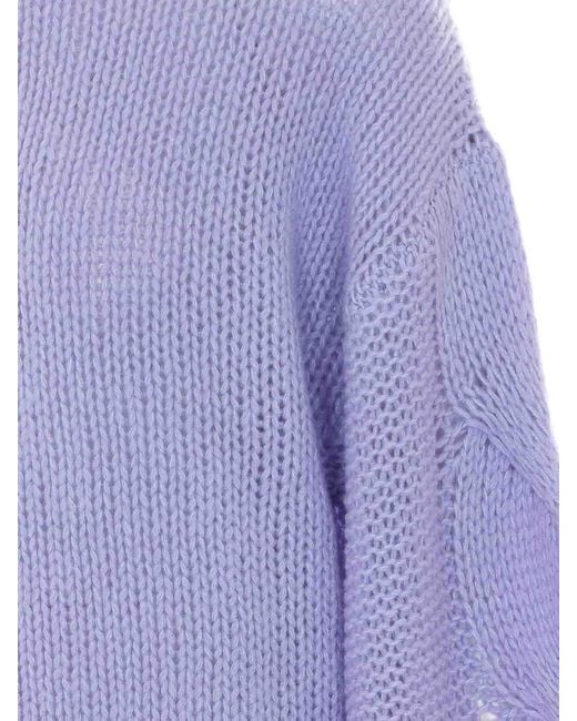 Lisa Yang Purple Lilac Runi Sweater