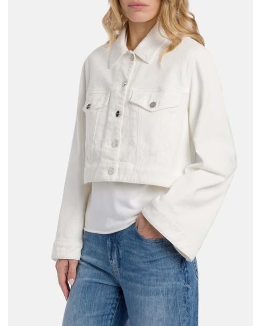 Dondup White Denim Jacket