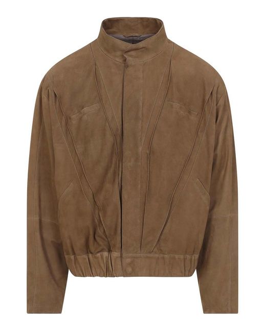 Giorgio Armani Brown Blouson Jacket for men