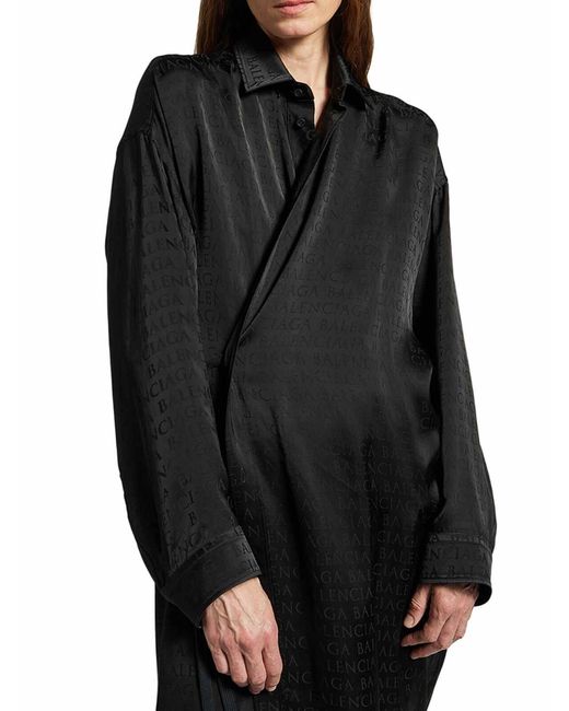 Balenciaga Blue Cocoon Wrap Dress