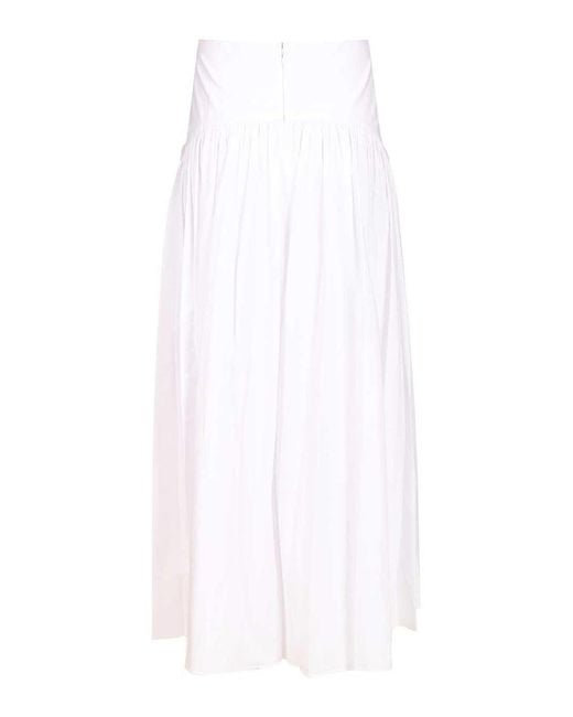 Staud White Procida" Skirt
