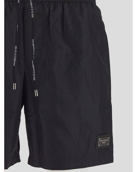 Dolce & Gabbana Gray Swimming Shorts for men