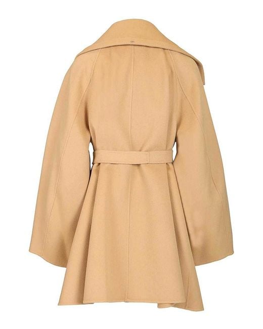 Sportmax Natural Spxpagine Coat