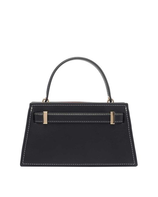 Tory Burch Blue Small Lee Radziwill Handbag