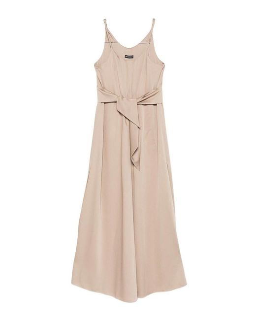 Emporio Armani Natural Long Dress