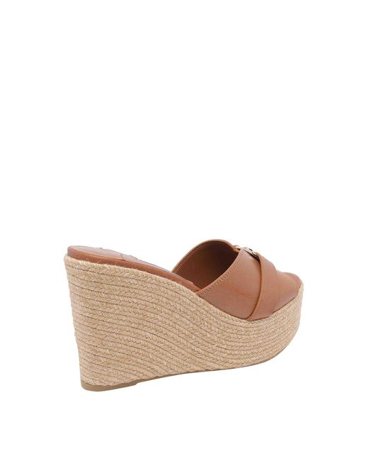 Jimmy Choo Natural Leda Wedges Sandals