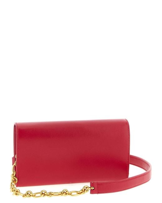 Balmain Red Wallet Chain