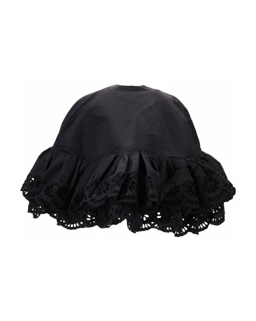 MERYLL ROGGE Blue Short Cape W/ Embroidery