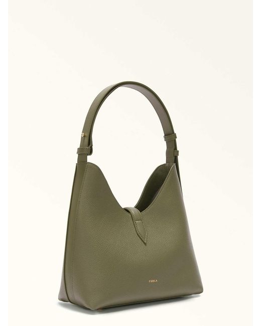 Furla Green Goccia S Hobo Bag