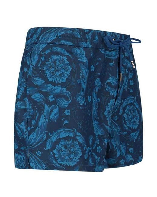 Versace Blue Costume Shorts for men