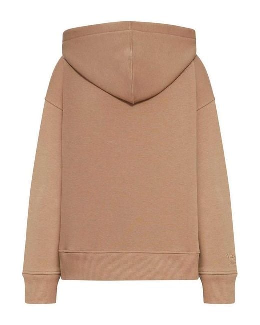 Max Mara Brown Julia Jersey Hoodie