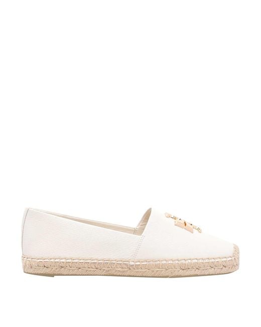Tory Burch Natural Leather Eleanor Espadrilles
