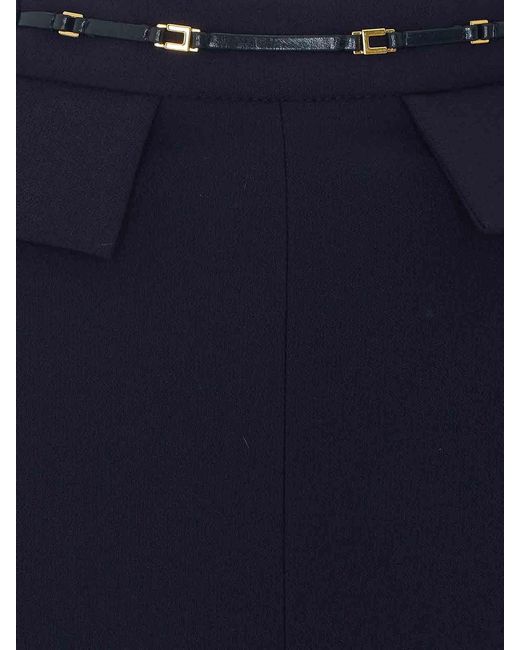 Elisabetta Franchi Blue Pants