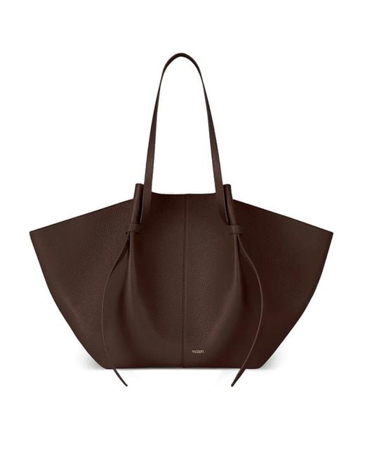 Yuzefi Brown Xl Tote Bag