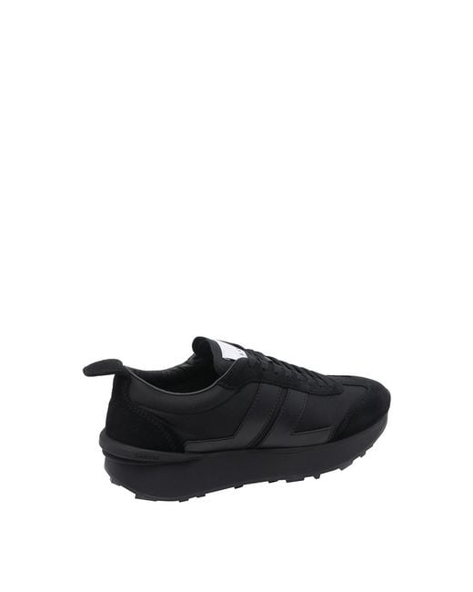 Lanvin Black Bumpr Sneakers for men
