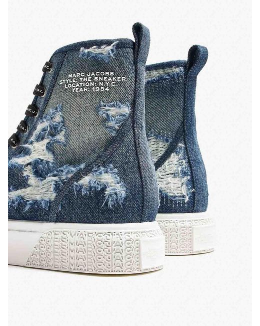 Marc Jacobs Blue The High Top Sneakers
