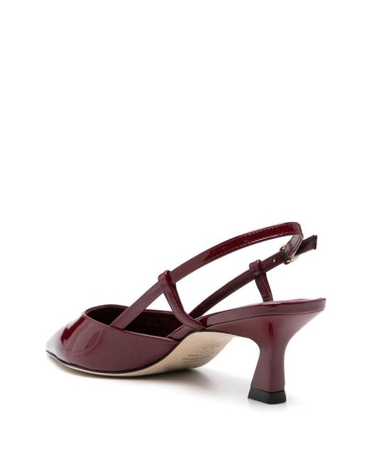 Stuart Weitzman Red Vinnie 50 Slingback