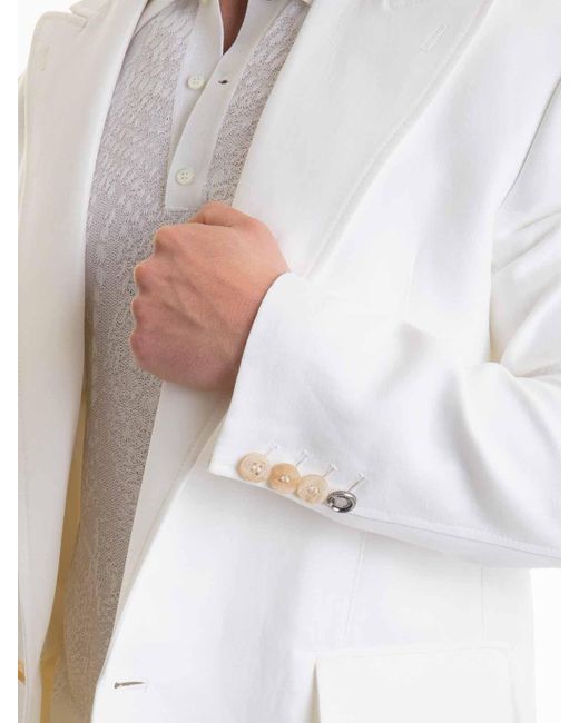 Roberto Cavalli White Jacket for men