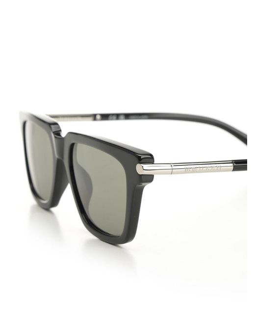 McQueen Gray Square Sunglasses for men