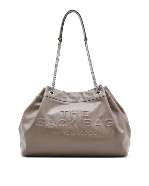 Marc Jacobs The Chain Sack Bag in Gray | Lyst