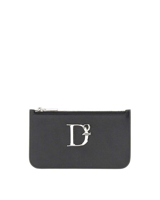 DSquared² Black Pouch With Logo