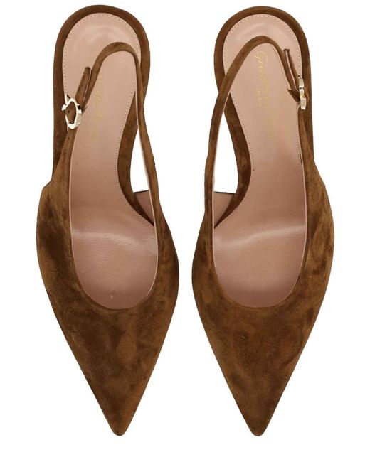 Gianvito Rossi Brown Shoe Robbie