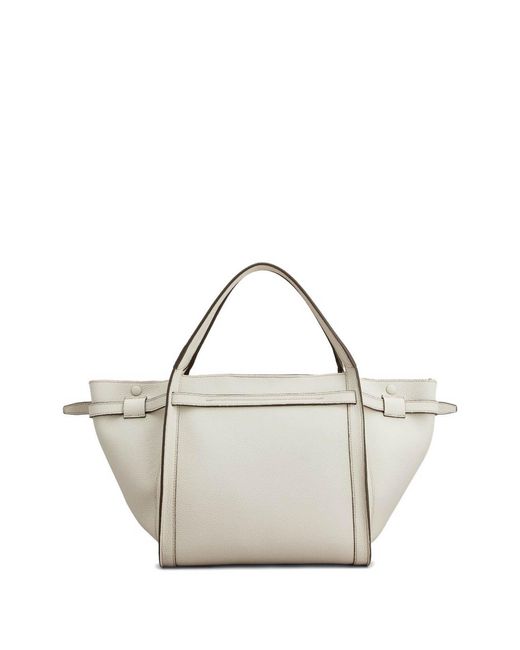 Tod's Natural Small Leather Tote Bag
