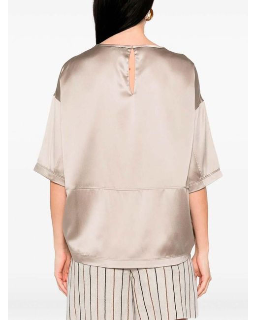 Brunello Cucinelli Natural Blouse
