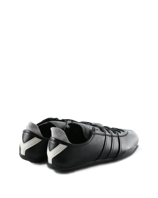 Y-3 Black Low-Top Fabric Sneakers for men