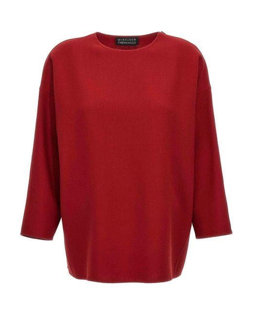 Gianluca Capannolo Red Bettina Top