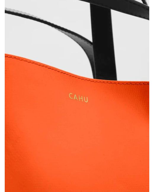 Borsa Tote di CAHU in Orange