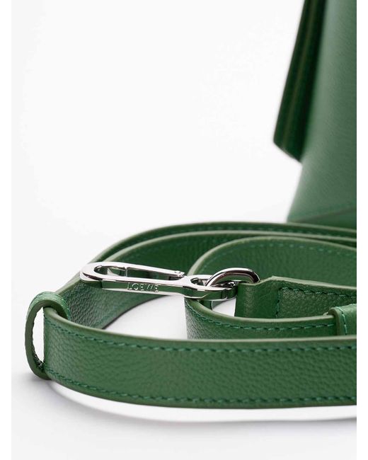 Loewe Green Small Puzzle Edgebag