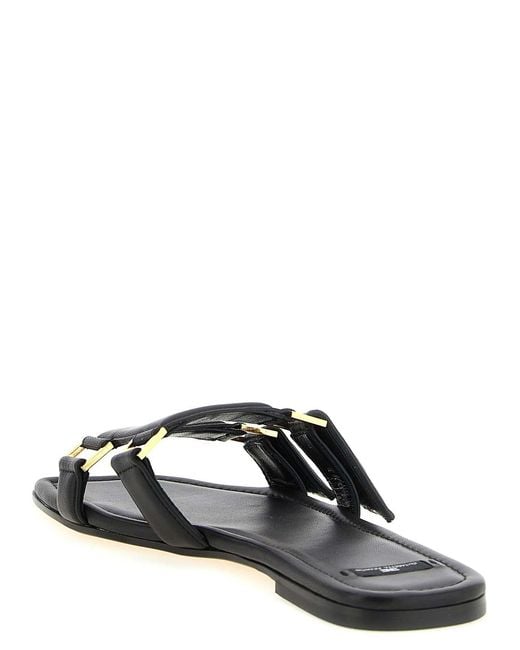 Elisabetta Franchi White Nappa Leather Sandals