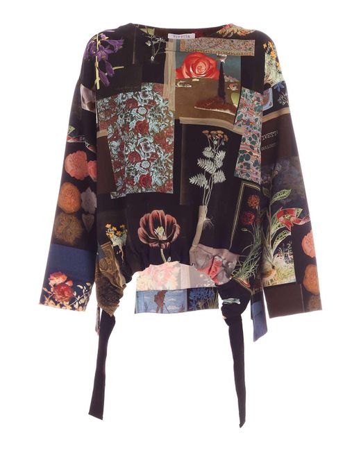 Vivetta Black Printed Blouse
