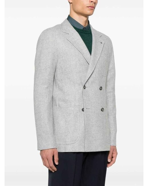 Tagliatore Gray Jacket for men