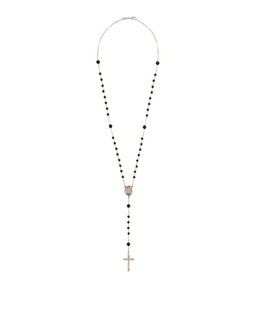 Dolce & Gabbana White Rosary Necklace for men
