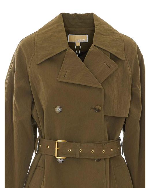 MICHAEL Michael Kors Natural Trench