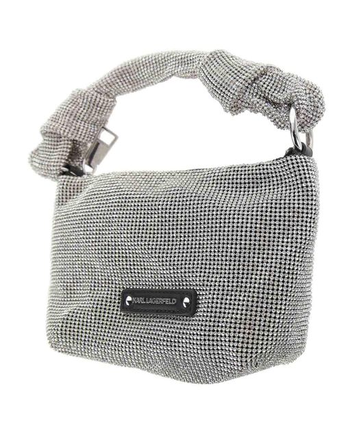 Karl Lagerfeld Gray Tote