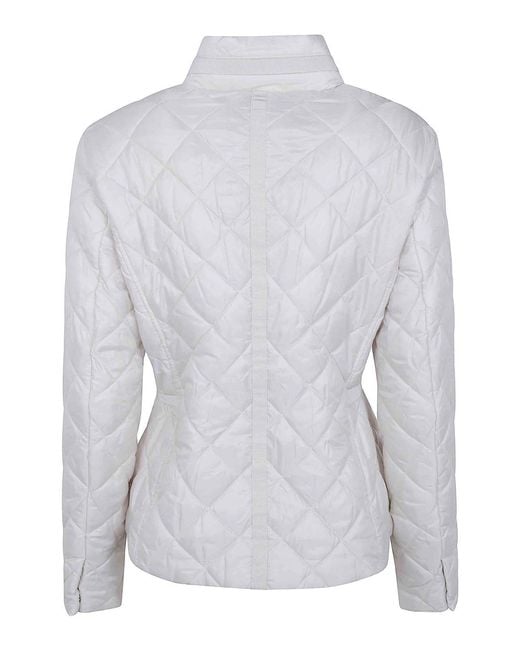 Michael Kors Gray Eco Belted Puffer Jacket