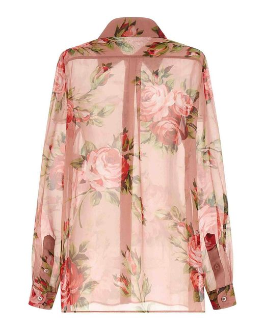Dolce & Gabbana Pink Shirts