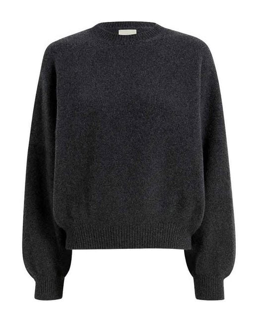 Khaite Black Margaux Sweater Charcoal