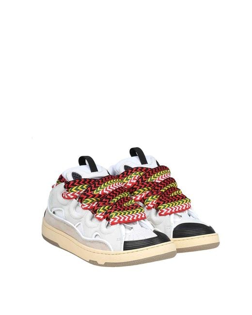 Lanvin Pink Curb Sneakers for men