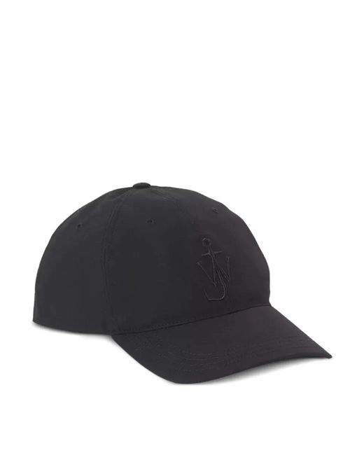 J.W. Anderson Black Baseball Cap With Logo for men