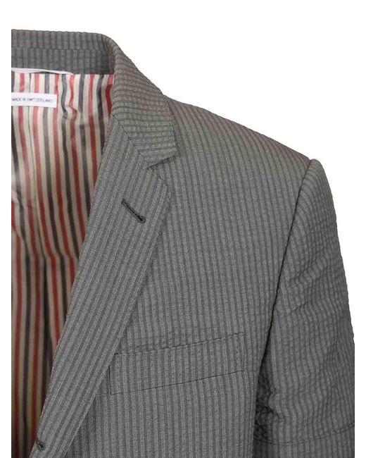 Thom Browne Gray Blazer for men