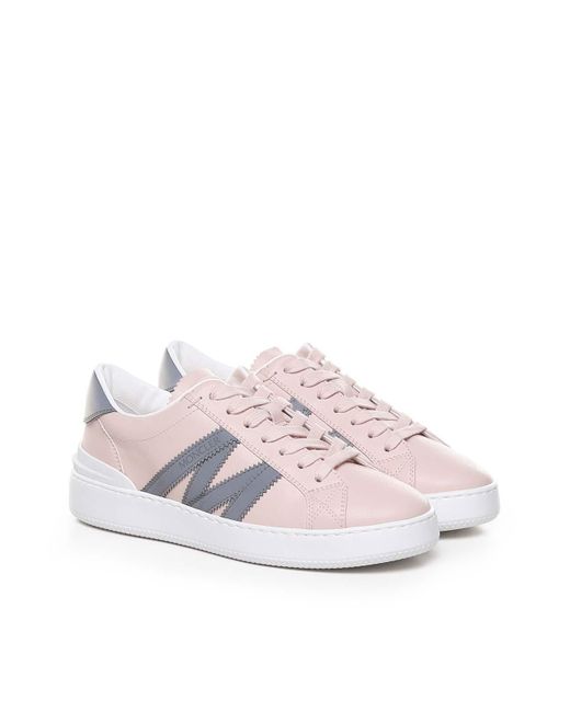 Moncler Pink Monaco Sneakers