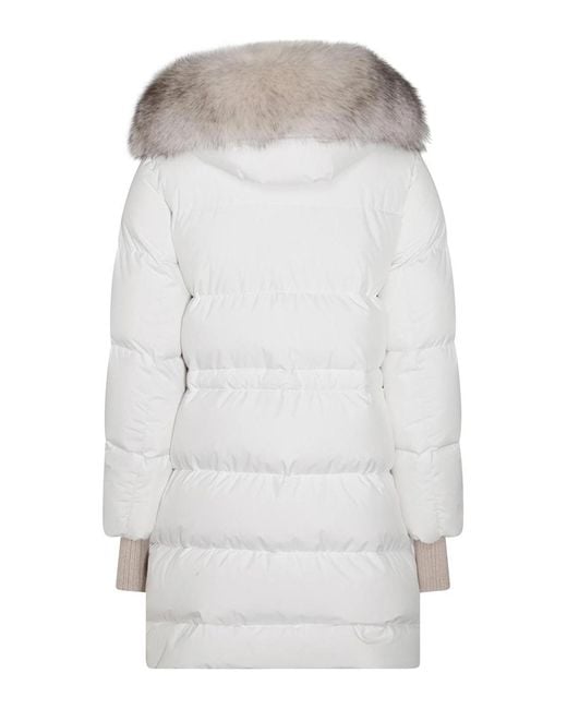 Moorer Gray Wool Down Jacket
