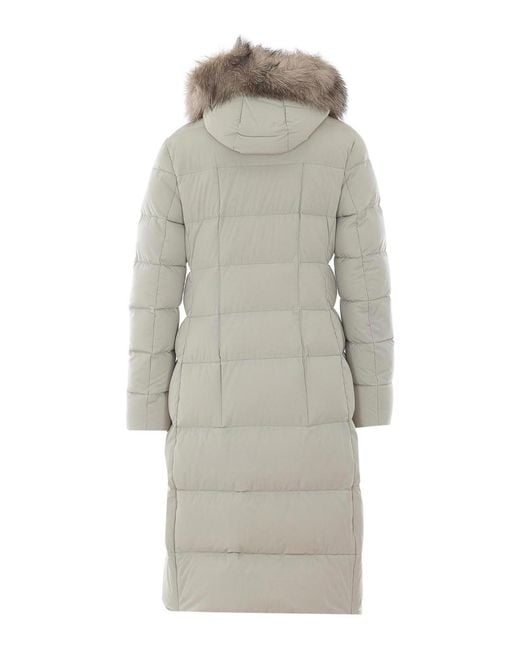 Moorer Gray Ivory Zagara Parka