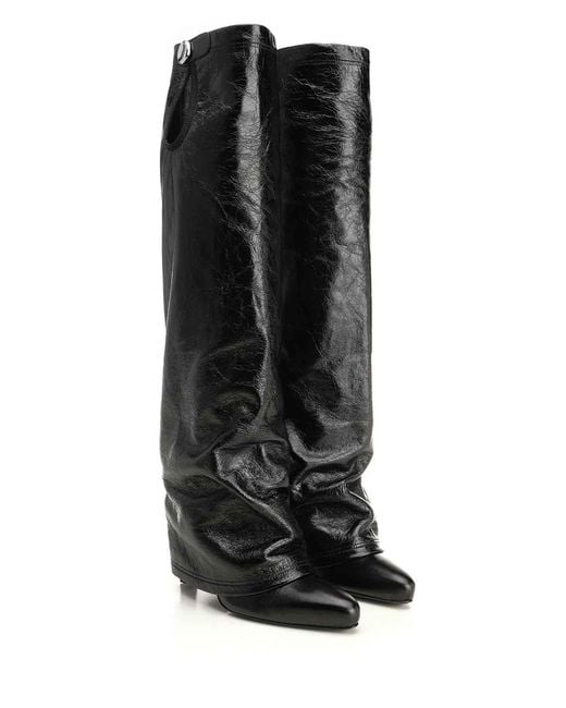 The Attico Black Leon Boot